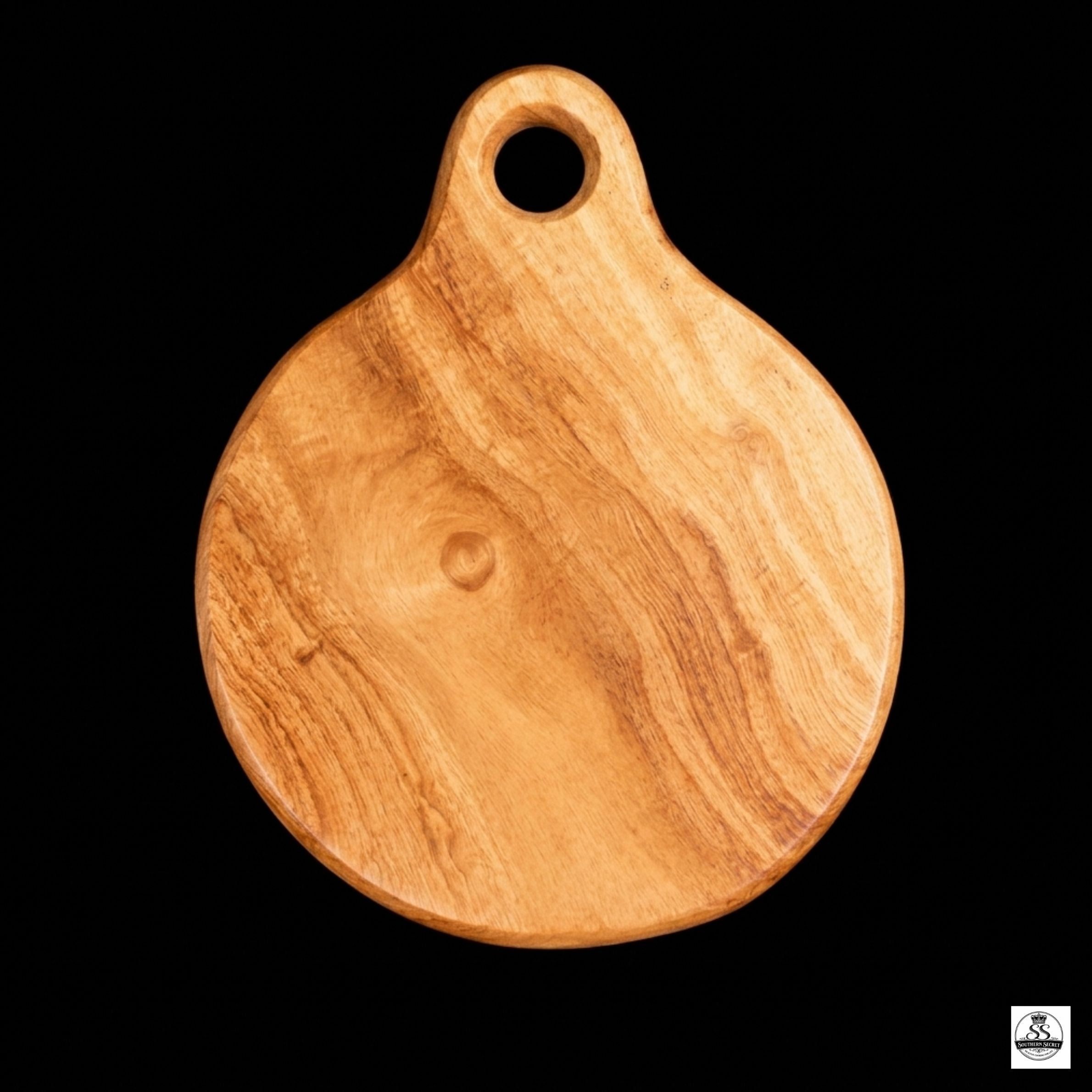 Premium Round Pure Neem Wood Chopping Board